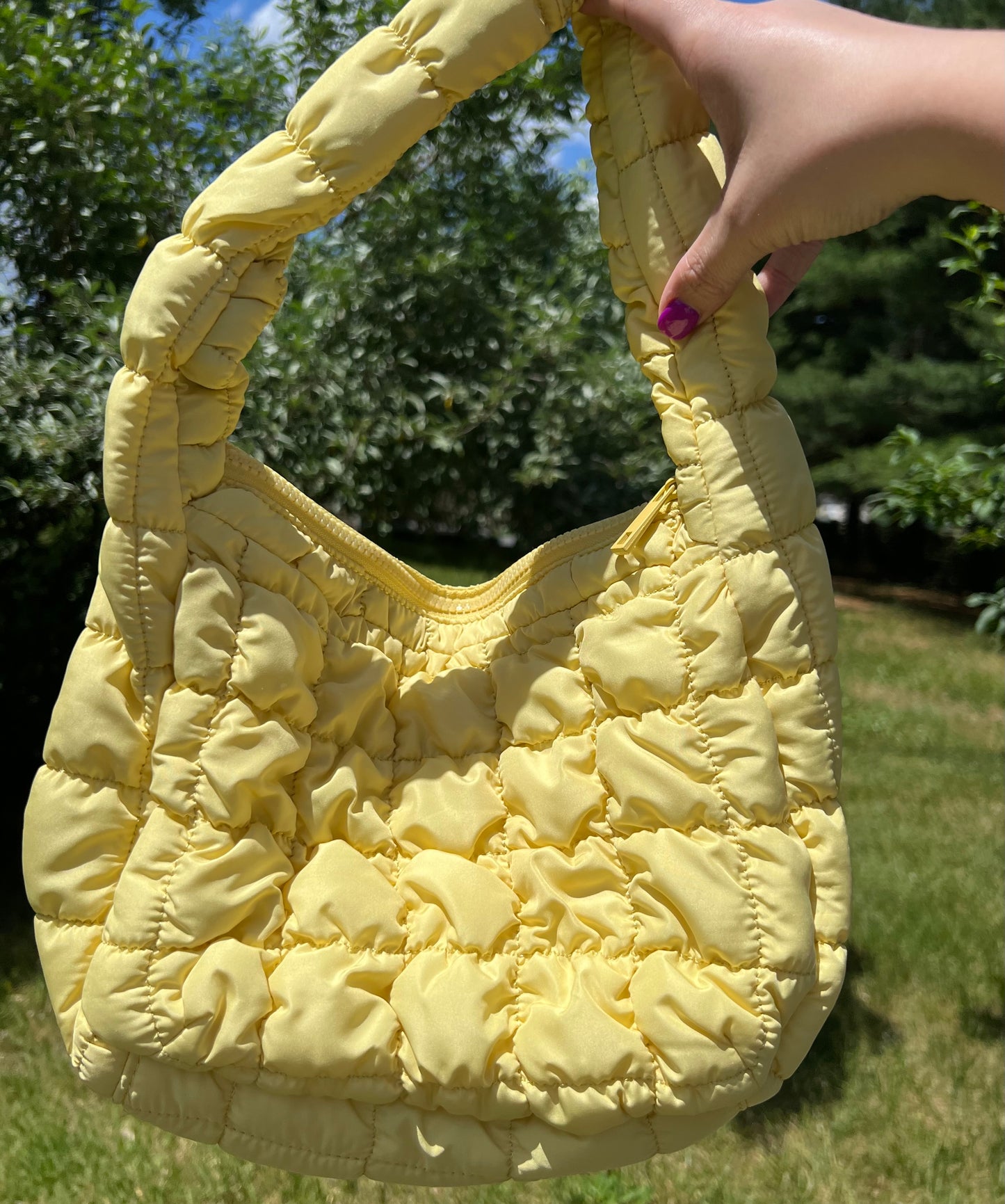 Quilted Puff Shoulder Bag