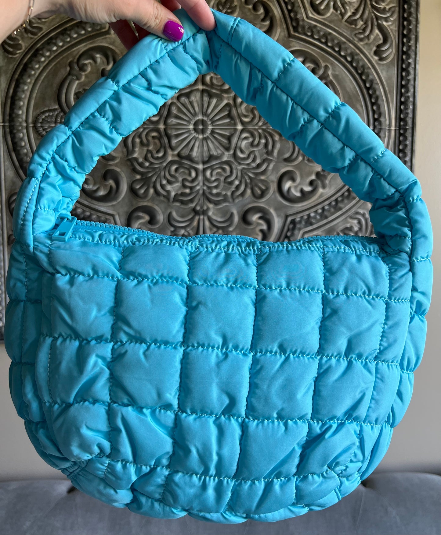 Quilted Puff Shoulder Bag