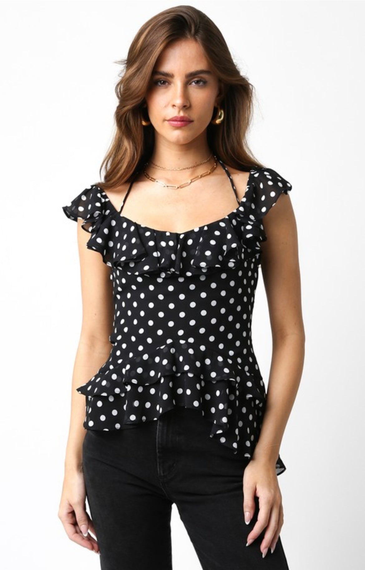 Penny Polka Dot Top