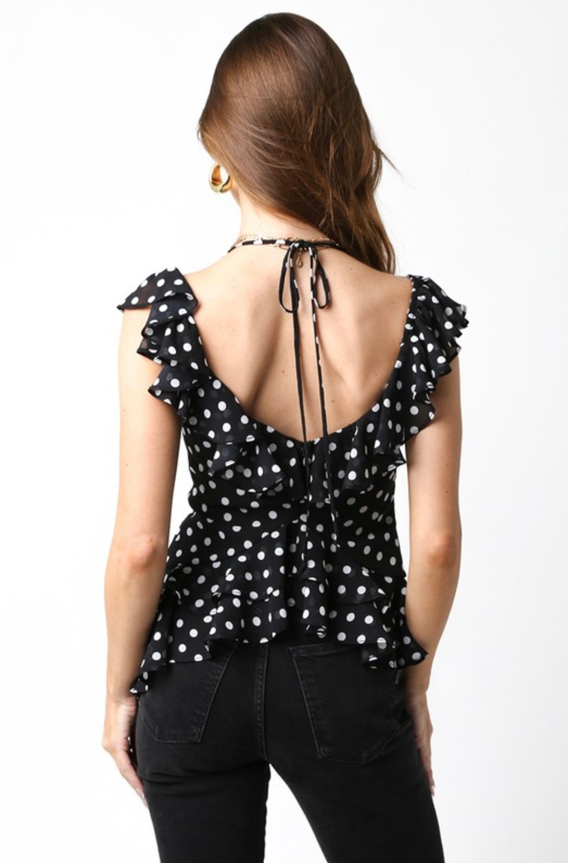 Penny Polka Dot Top